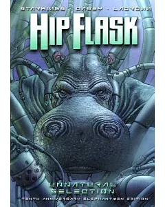 Hip Flask 1: Unnatural Selection Elephantmen Edition