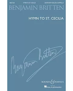Hymn to St Cecilia - SSATB Unaccompanied