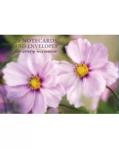 Pink Cosmos: 20 Notecards and Envelopes For Every Occasion