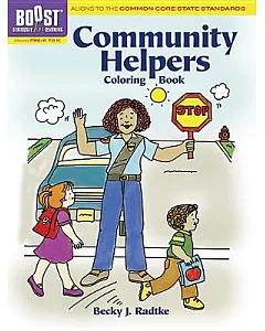 Community Helpers Coloring Book