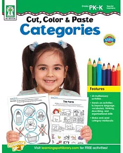 Cut, Color, & Paste Categories: Grades Pk-k/Special Learners