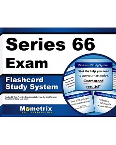 Series 66 Exam Flashcard Study System: Series 66 Test Practice Questions & Review for the Uniform Combined State Law Exam
