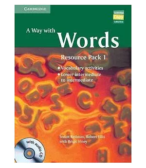 A Way With Words Lower-Intermediate to Intermediate Book and Audio CD Resource Pack: Vocabulary Practice Activities