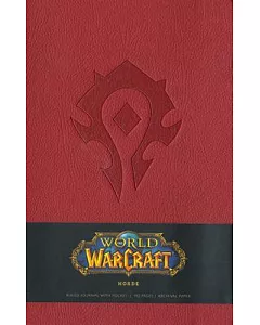 World of Warcraft Horde, Large: Ruled Journal With Pocket, Archival Paper