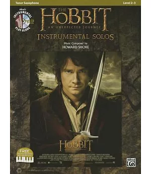 The Hobbit - An Unexpected Journey Instrumental Solos: Tenor Sax
