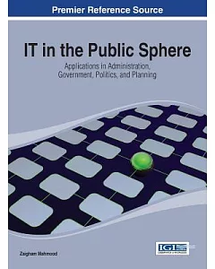 It in the Public Sphere: Applications in Administration, Government, Politics, and Planning