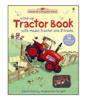 Wind-up tractor book