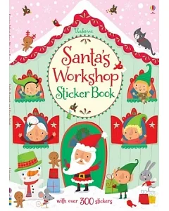 Santa’s workshop sticker book