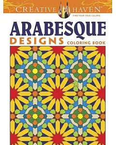 Arabesque Designs Adult Coloring Book