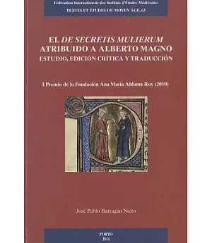 El de secretis mulierum atribuido a Alberto Magno