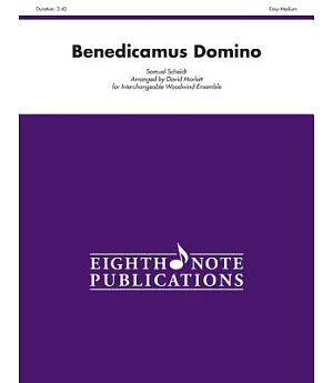 Benedicamus Domino: For Interchangeable Woodwind Ensemble, Score & Parts: Easy-Medium