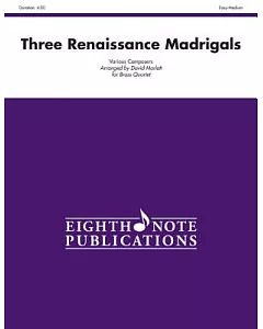 Three Renaissance Madrigals: Score & Parts: Easy-Medium