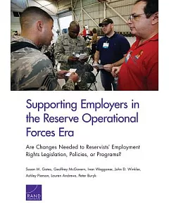 Supporting Employers in the Reserve Operational Forces Era: Are Changes Needed to Reservists’ Employment Rights Legislation, Pol