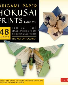 Origami Paper Hokusai Prints - Large 8 1/4: Perfect for Small Projects or the Beginning Folder
