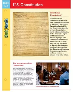 Flashcharts U.S. Constitution, Grades 5-6