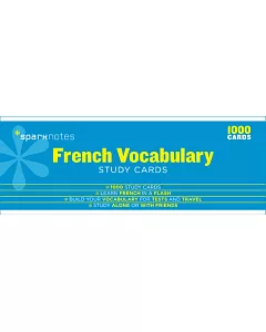 French Vocabulary Study Cards