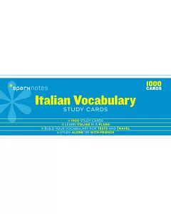 Sparknotes Italian Vocabulary Study Cards