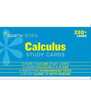 Sparknotes Calculus Study Cards
