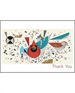 Birdfeeders Boxed Thank You Notes
