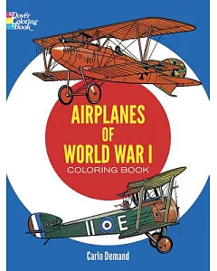 Airplanes of World War 1 Coloring Book