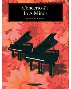 Concerto # 1 in A Minor: Two Pianos, Four Hands - Intermediate