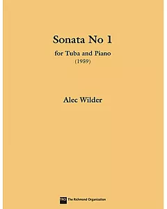 Sonata No 1 for Tuba and Piano