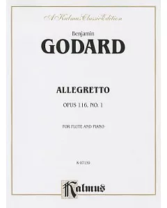Allegretto for Flute and Piano, Op. 116: Kalmus Edition