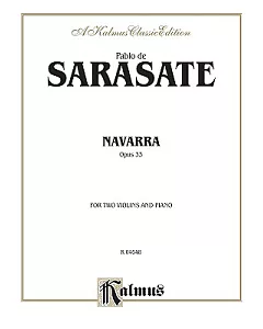 Navarra Opus 33: For Two Violins and Piano