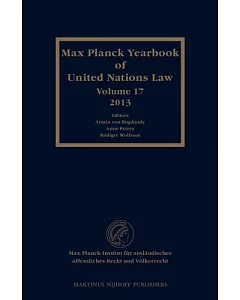 Max Planck Yearbook of United Nations Law 2013