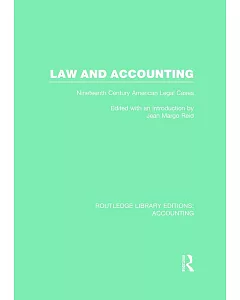 Law and Accounting: Nineteenth Century American Legal Cases