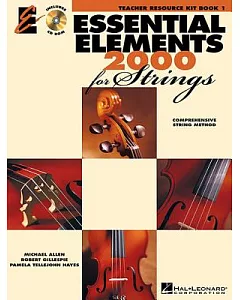 Essential Elements 2000 for Strings Book 1: Teacher Resource Kit: Lesson Plans and Student Activity Worksheets