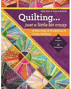 Quilting... Just a Little Bit Crazy: A Marriage of Traditional & Crazy Quilting