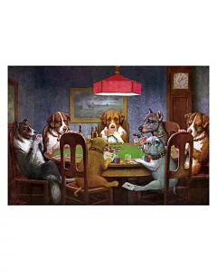 Dogs Playing Poker Friendship Card