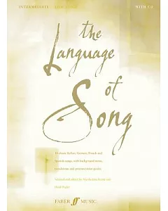 The Language of Song -- Intermediate: Low Voice