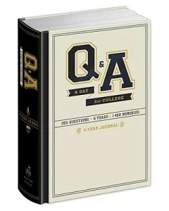 Q&A A Day for College 4-Year Journal