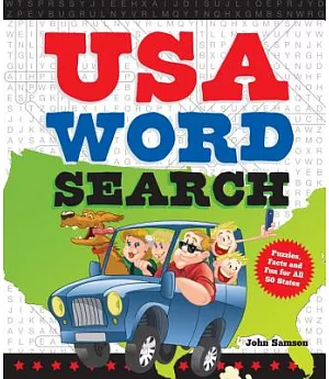 USA Word Search: Puzzles, Facts and Fun for All 50 States