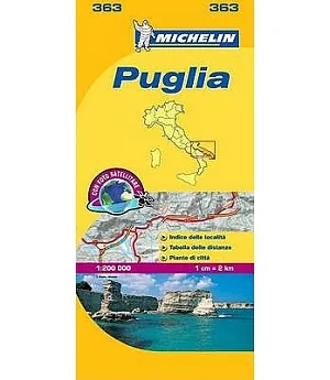 Michelin Map Puglia