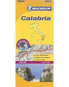 michelin Map Italy: Calabria 364