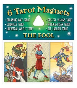 Fool Magnets: 6 Tarot Magnets from Us Games Tarot Decks