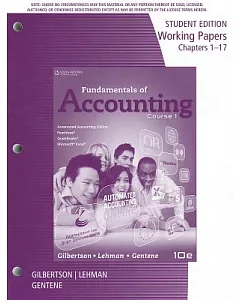 Fundamentals of Accounting Course 1: Chapters 1-17