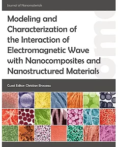 Modeling and Characterization of the Interaction of Electromagnetic Wave with Nanocomposites and Nanostructured Materials