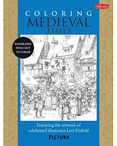 Coloring Medieval Times Adult Coloring Book