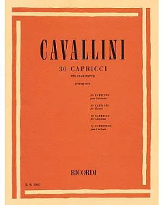 30 Capricci: Per Clarinetto