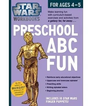 Star Wars Workbooks - Preschool ABC Fun!: For Ages 4-5