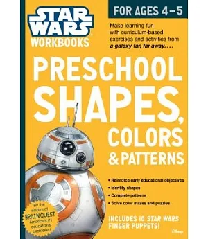 Star Wars Preschool Shapes, Colors & Patterns for Ages 4-5