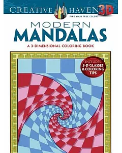 Modern Mandalas Adult Coloring Book: A 3-dimensional Coloring Book