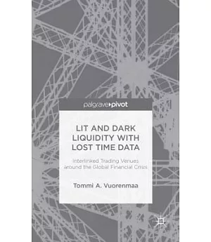 Lit and Dark Liquidity With Lost Time Data: Interlinked Trading Venues Around the Global Financial Crisis