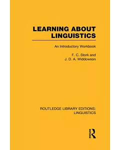 Learning About Linguistics: An Introductory Workbook