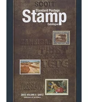Scott Standard Postage Stamp Catalogue 2015: Countries of the World, San-Z
