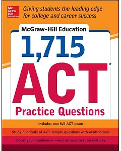 McGraw-Hill Education 1715 ACT Practice Questions
